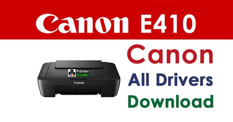Canon e410 driver indir